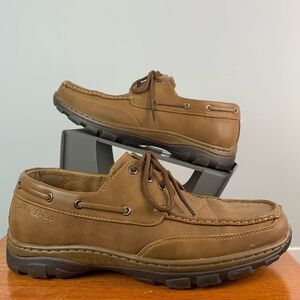 Hawke & Co men’s Bruce lace memory foam comfort loafers size 9.5